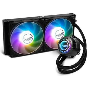 Valkyrie Chłodzenie wodne Jarn 280 ARGB Czarne, CPU waterkoelers, Zwart