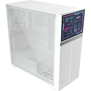 Valkyrie - VK02 - PC-behuizing - Wit - LCD Touchscreen - ATX/M-ATX/ITX