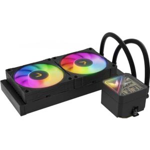 Valkyrie - V240 Lite - Vloeistofkoeling - Zwart - 240 Mm - 2 Ventilatoren