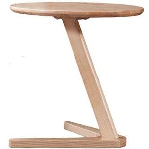 Prachtige CS-Qing-Desk massief houten bijzettafel, creatieve ronde salontafel voor thuis, woonkamer, balkon, slaapkamer, vrije tijd, leestafel, 50 * 50 * 50 cm (maat: A, kleur: 50 * 50 * 50 cm)