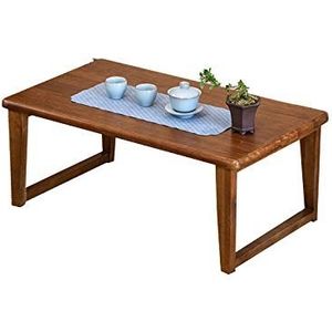 Prachtige CS-Qing-Desk massief houten eettafel, opvouwbare salontafel, theesalon, restaurant, balkon, vrijetijdssalontafel, eenvoudig te monteren (afmetingen: 60 * 45 * 30 cm, kleur: B)