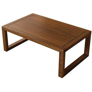 Exquise CS-Qing-Desk massief houten salontafel, woonkamer retro meubilair slaapkamer balkon theekamer multifunctionele lage tafel theetafel (afmetingen: 70 * 45 * 30CM, kleur: B)