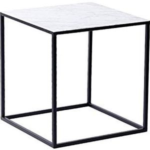 Exquise CS-Qing-Desk marmeren salontafel, groot oppervlak vierkante banktafel woonkamer slaapkamer boek kamer balkon vrije tijd salontafel (afmetingen: 40 * 40 * 42CM, kleur: A)