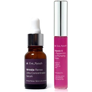 Wrinkle Renew Ultra Geconcentreerd Serum 15ml + Vitamine E en Pepermunt Lip Plumps 8ml