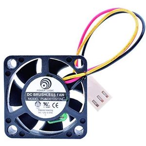 CPU Cooler Fan PLA03010S12M 12V 0.07A 3 Pin Tachometer Mini Axial Cooling