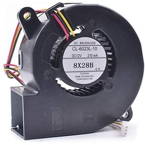 CL-6023L-10 6cm DC12V 210mA 0.21A projector blower fan