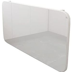 Wandgemonteerde klaptafel, computerbureau, eettafel 2,5 cm dikke dichtheid bord glad gemakkelijk schoon te maken met roestwerende beugel voor woonkamer, slaapkamer (kleur: wit, maat: 80 x 30 cm)