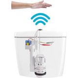 Nemo GO Infrarood Sensor Gestuurde Spoelknop Voor In Duoblokreservoir Spoeling 3/6 Liter Chroom