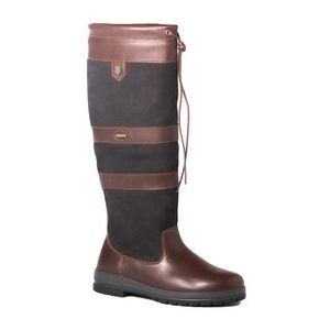 Dubarry - Galway - Regenlaarzen - Zwart Bruin - Leer met Cordura