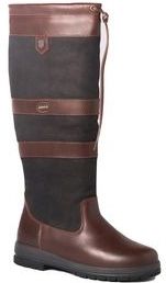 Dubarry - Galway ExtraFit - Regenlaars - Zwart Bruin - Leer met Cordura