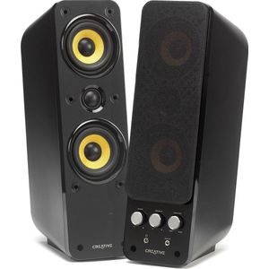 CREATIVE GigaWorks T40 Series II - 2.0 luidsprekersysteem (Hi-Fi, stereo/AUX-IN, Line-IN/16W RMS) zwart