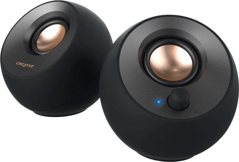 Creative - Pebble V2 - Luidsprekers - Zwart - USB-C