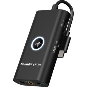 Sound Blaster - G3 - Console Gaming DAC - Zwart - Draagbare USB-C Amp