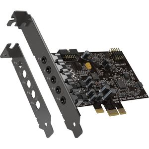CREATIVE Sound Blaster Audigy Fx V2 uitbreidbare interne PCI-e-geluidskaart met discreet 5.1-geluid en virtuele surround, Scout Mode, SmartComms Kit voor pc