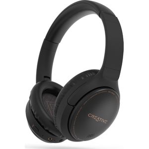 Creative Zen Draadloze Over-Ear Hoofdtelefoon - Hybride ANC, Bluetooth 5.0, 27 uur batterijduur, Zwart