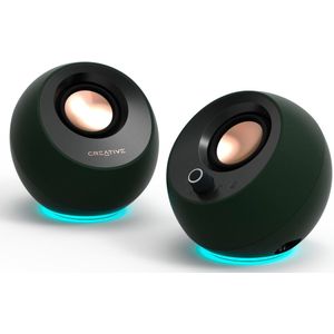 Creative Pebble Pro Luidspreker voor PC en laptops (Donkergroen)