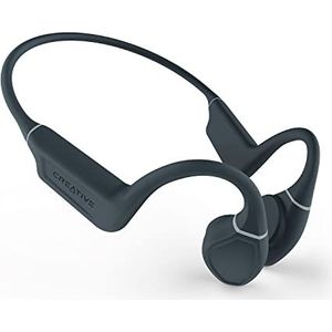 Creative Outlier Free - draadloze botgeleiding hoofdtelefoon met Bluetooth 5.3, IPX5 Zweet- en waterspatbestendigheid, Multipoint Connectiviteit, tot 10 uur batterijduur, ingebouwde microfoon