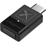 Creative BT-W3X Smart Bluetooth 5.3 audiozender met aptX HD, high-definition 24-bit/48 kHz audio, apparaatschakelfunctie, werkt met pc/Mac/gameconsoles
