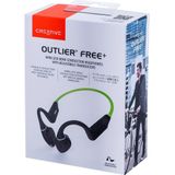 Creative Outlier Free+ - Kopfhörer mit Mikrofon - offenes Ohr - hinter dem Nacken angebracht - Bluetooth - kabellos