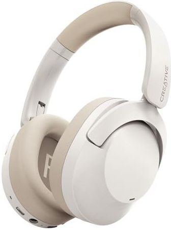 Creative - Zen Hybrid 2 - Headset - Crème - Bluetooth - Microfoon Uitschakelbaar