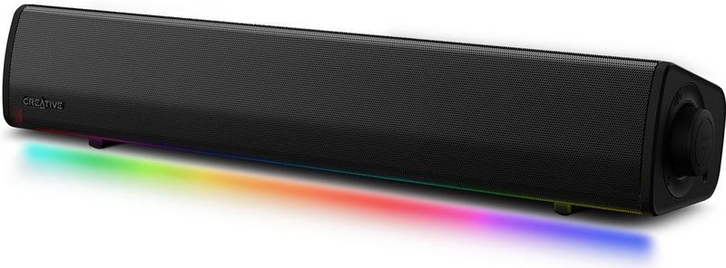 Creative - Sound Blaster GS3 - Gaming-Soundbar - RGB - Compact