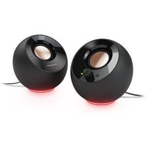 Creative - Pebble 2.0 - Luidsprekers - Zwart - USB Aangedreven