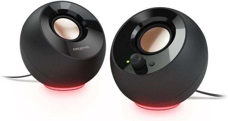 Creative - Pebble 2.0 - Luidsprekers - Zwart - USB Aangedreven