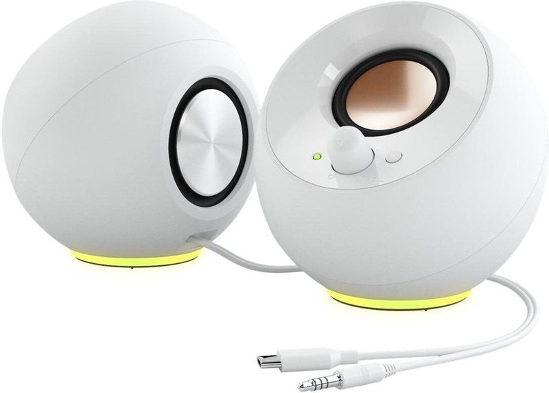 Creative - Pebble SE - Stereo Luidspreker - Wit - USB Voeding