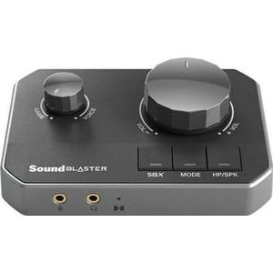 Creative - Sound Blaster G8 - Geluidskaart - Zwart - USB DAC met Dubbele Audio-ingangen