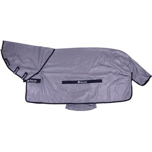 Bucas Buzz-Off Full Neck Fliegendecke Silver/Blue (155)