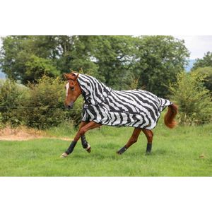 Bucas Vliegendeken  Buzz-off Zebra Full Neck - Zebra - 175