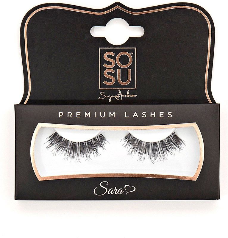 SOSU Cosmetics - Premium Lashes - Nepwimpers - 1 st - Menselijk Haar