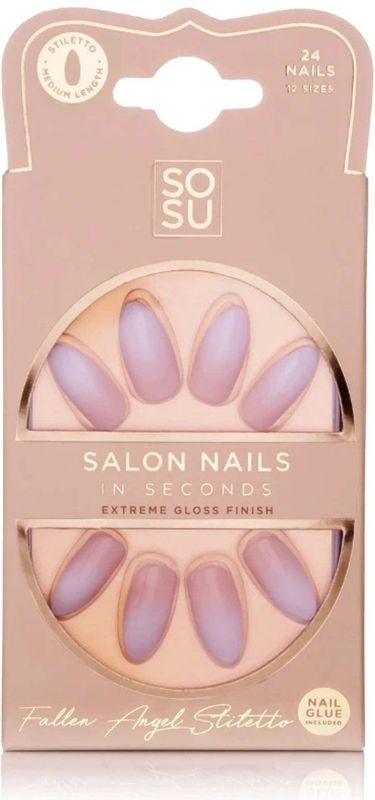 SOSU by SJ Fallen Angel - Kunstnagels - 24 Stuks - Press On Nagels - Glossy Ombre Effect