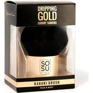 SOSU - Dripping Gold Kabuki Brush - Make-up - Synthetisch - Antibacterieel - Vegan