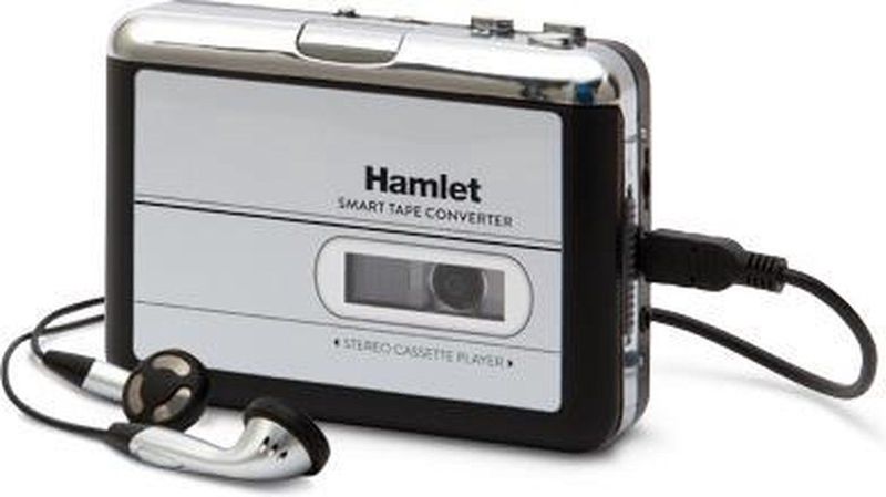 Hamlet - Smart Tape Converter - MP3-speler - Zwart - Zilver