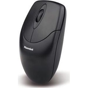 Hamlet - Topo Muis - Zwart - Bedraad - 1000dpi Optische Sensor