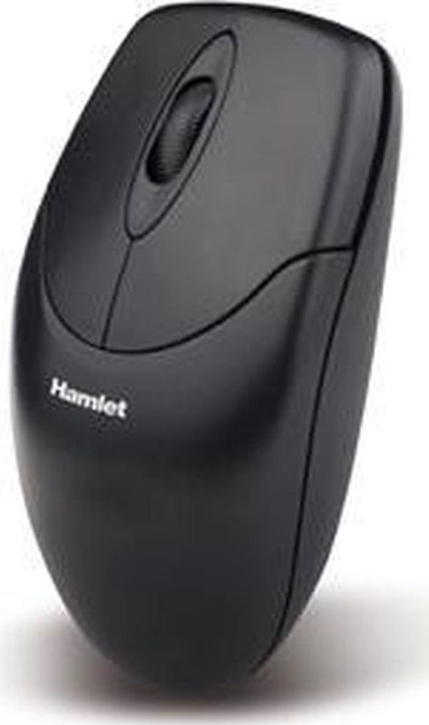 Hamlet - Topo Muis - Zwart - Bedraad - 1000dpi Optische Sensor