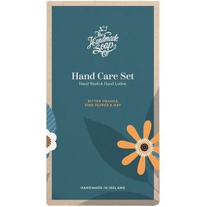 The Handmade Soap - Geschenken Set - Handzeep en Handlotion - Bittere Sinaasappel en Roze Peper - 2x 250 ml