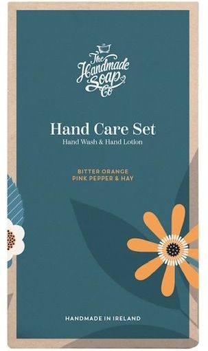 The Handmade Soap - Geschenken Set - Handzeep en Handlotion - Bittere Sinaasappel en Roze Peper - 2x 250 ml