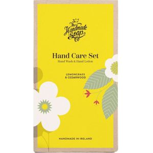 The Handmade Soap Company - Handverzorgingsset - Lemongrass & Cedarwood - 250 ml Handzeep en 250 ml Handlotion