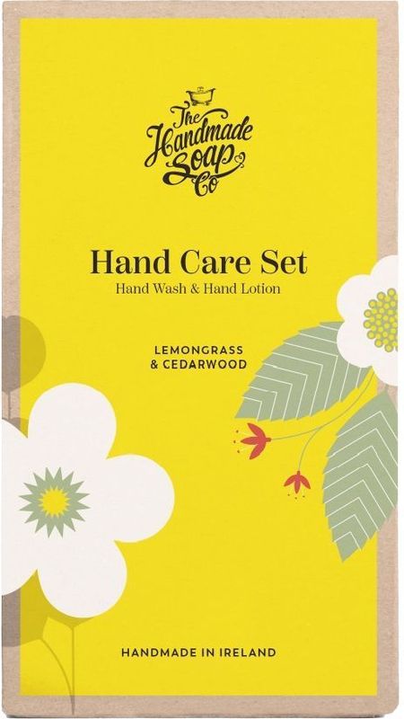 The Handmade Soap Company - Handverzorgingsset - Lemongrass & Cedarwood - 250 ml Handzeep en 250 ml Handlotion