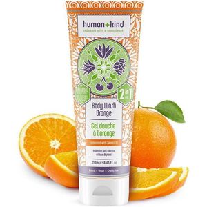 Human+Kind - Body Wash - Oranje Bloesem - 250 ml - Natuurlijke Ingrediënten