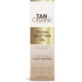 TanOrganic The Skincare Tan Zelfbruinende Olie voor het Gezicht Tint Light Bronze 50 ml