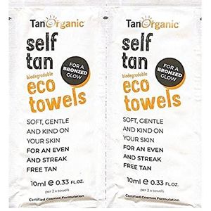 TanOrganic Self Tan Eco Towel 2pcs