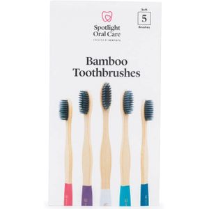 Spotlight Oral Care Bamboo toothbrushes 5 pack