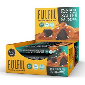 Fulfill Vitamin & Protein Bars 15repen Dark Salted Caramel