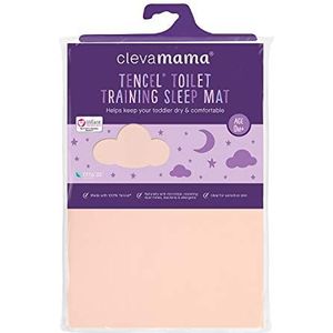 Clevamama Matrasbeschermer voor kinderen, waterdicht, roze, 90 x 70 cm, 1 stuk