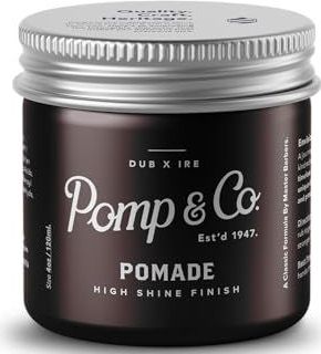 Pomp & Co. Pomade - Op Waterbasis - Castorolie - Glans
