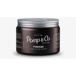 Pomp & Co. Pomade - Waterbasis - Sterke Fixatie - Nostalgische Glans