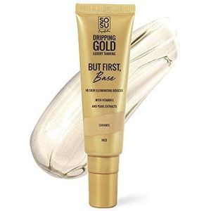 SOSU Dripping Gold But First, Base HD Skin Illuminating Booster Caramel